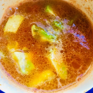 メキシコスープSopa de Azteca 簡易版